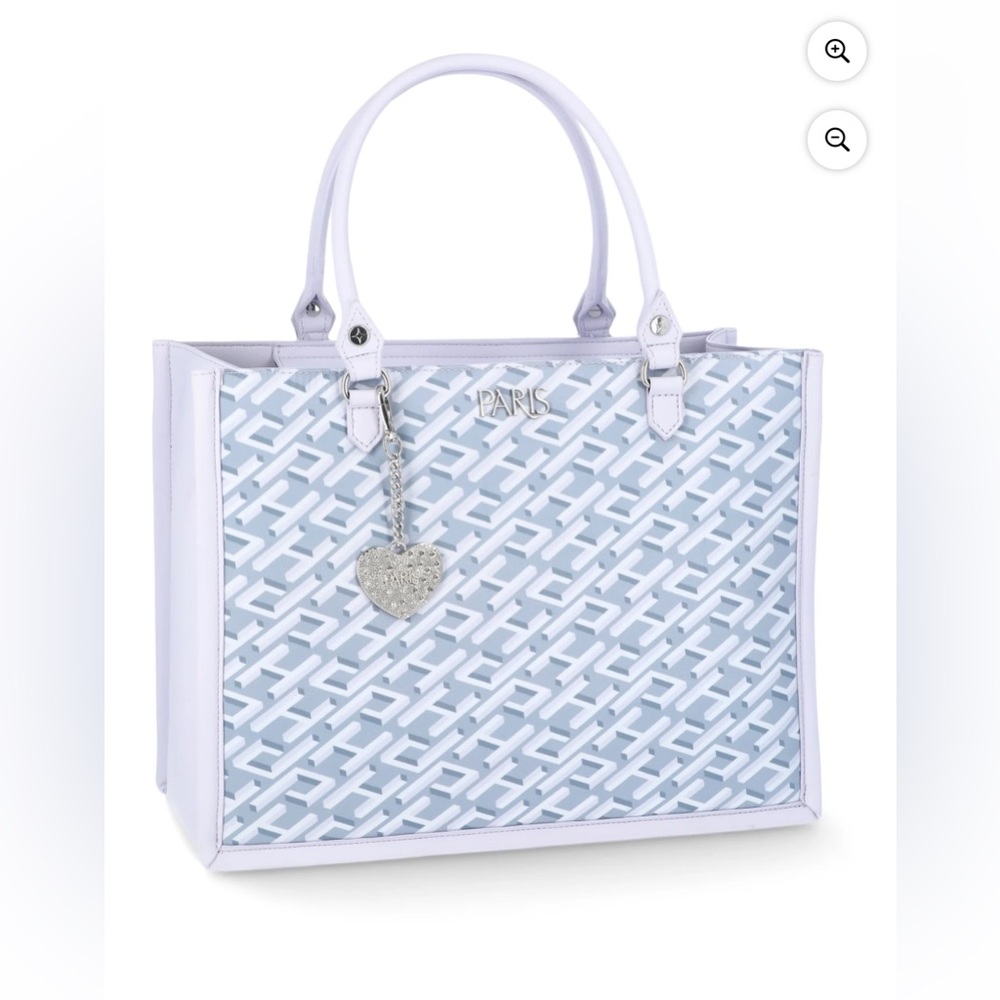 Paris Hilton Women's Memoir Large Logo Tote, Lavender Haze